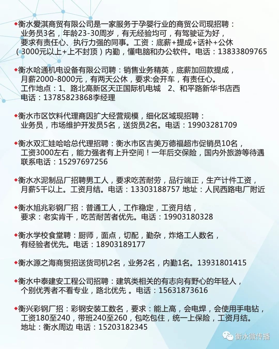 沂水招聘最新资讯